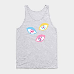 Big Pastel Eyes Tank Top